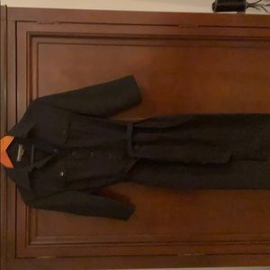 Banana republic black button up “safari” dress